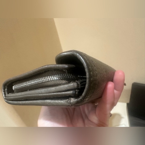 Gucci Metallic Techno Horsebit Long Wallet W/added chain - Picture 8 of 15